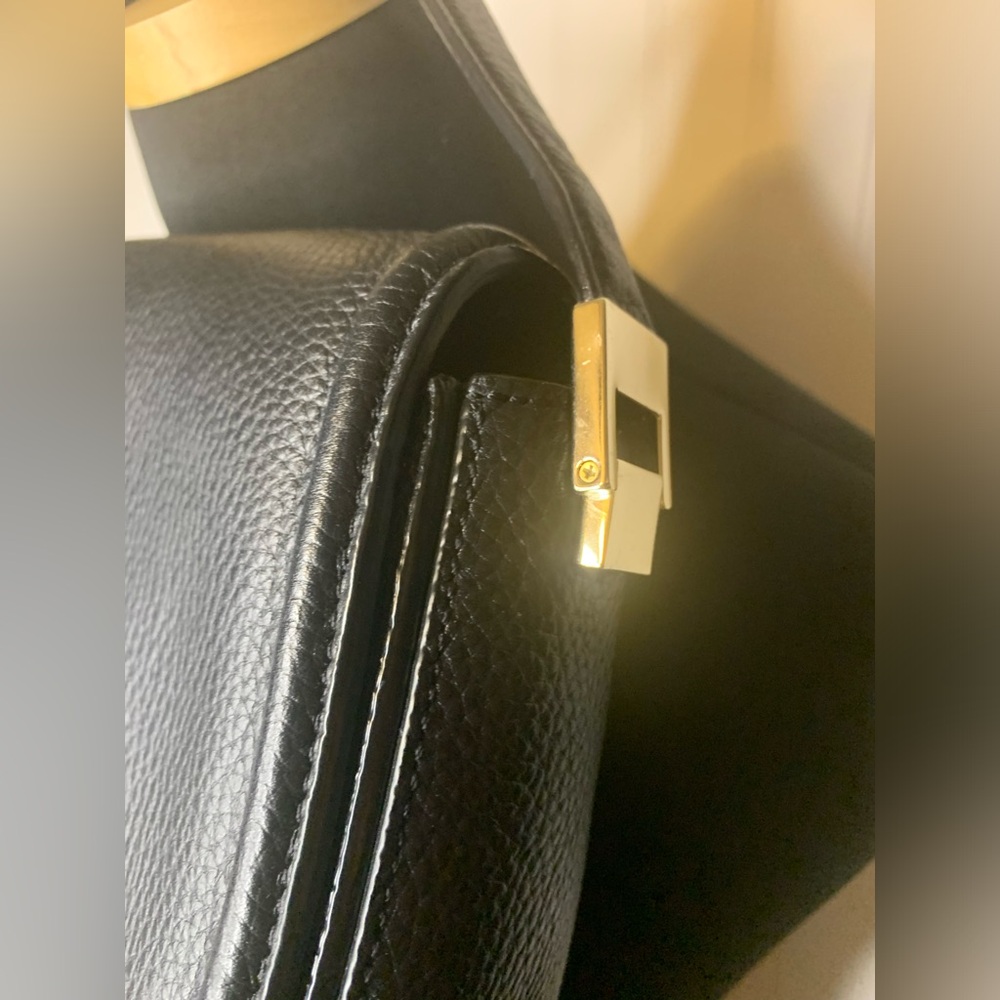 Kate Spade Oliver Street Sadelle Saddle Purse Black Pebble Leather Flap Med New - Picture 5 of 16